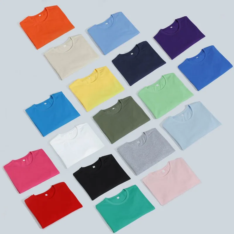 High Quality Heavy Weight Plain Oversized Tshirt Printing Embroidery Custom Blank 100% Cotton Men T Shirt