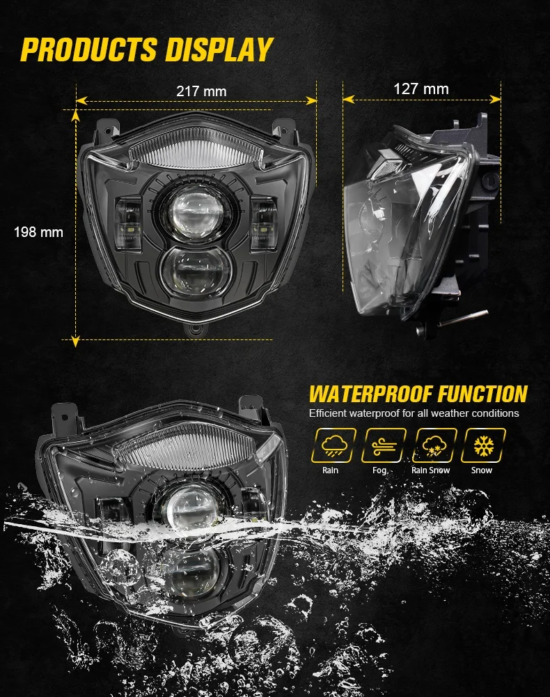2004-2016 Yamaha XT660X XT 660 XR Moto Bike осветительные детали для