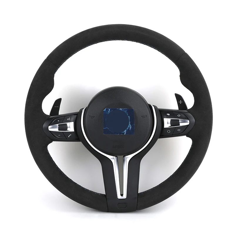 Full Suede Alcantara Leather M Sport Steering Wheel for BMW F10 X3 F25 X4 F26 F30 M3 F80 M4 F82 M2 F87 M5 F90 E83 E70 E88 E90