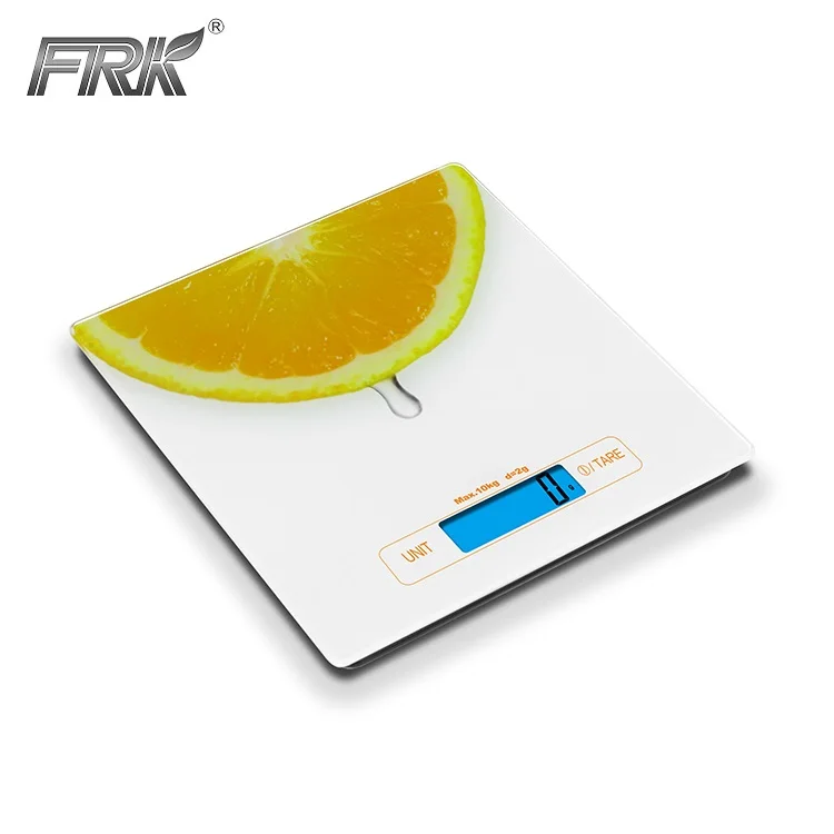 High Accurate Touch Key Digital Food Tempered Glass Kitchen Scale 10 Kg Electronic Kitchen Scale