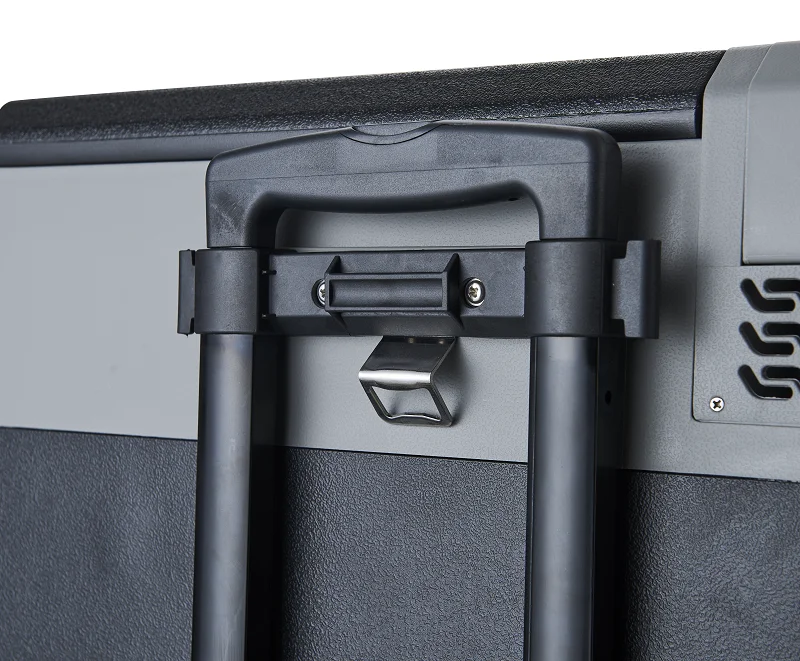 CoolRide Portable Cooler Freezer/Refrigerator Cooler AC/DC Compressor Electric Cooler Trolley Wheels for Truck RV Boat Party 52L