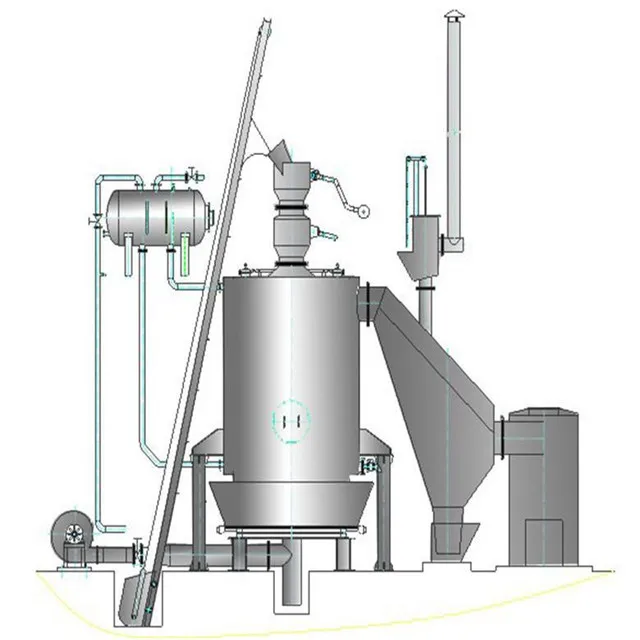 3,000,000Kcal Coal Gasifier Coal Gasification Station Supply Heating For Drying Machine Rotary Kiln