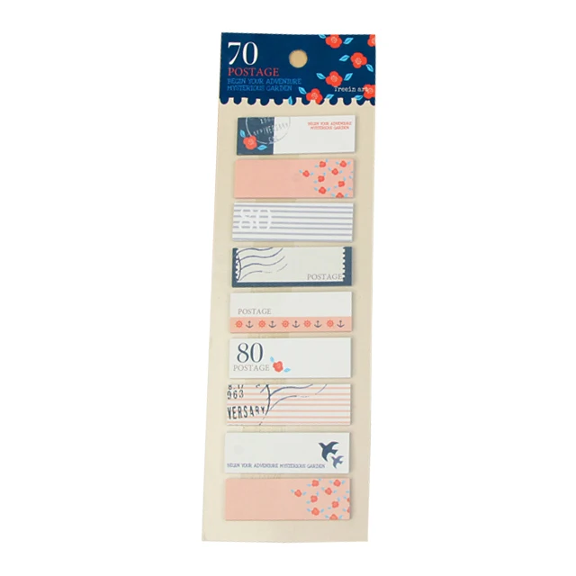 customized design printed self adhesive paper sticky notes