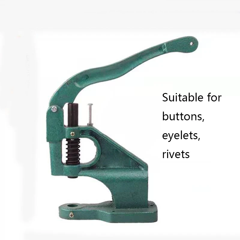 Durable Manual Hand Button Eyelet Rivet Press Machine