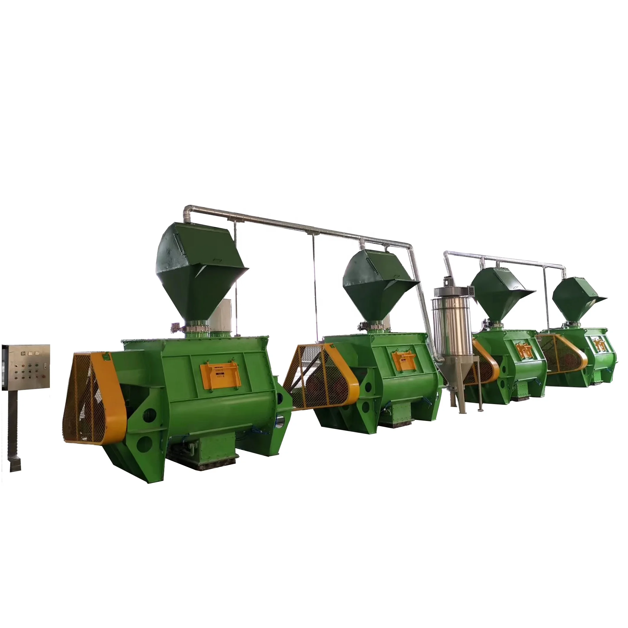 
Wholesale Double Shaft Mixer Industrial Dry Powder Mixer Fast Shipping Paddle Mixer 