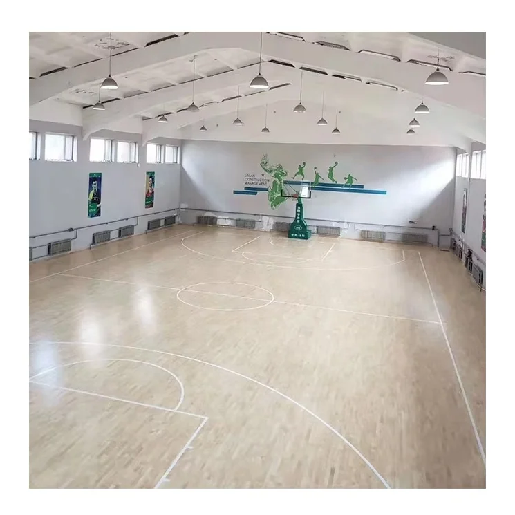 Easy To Install Portable System Basketball Court Maple Sports Flooring