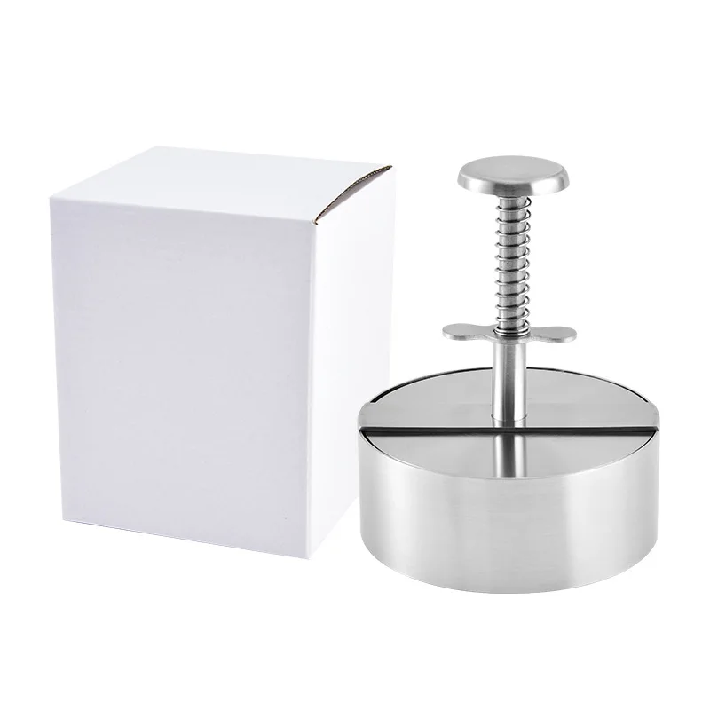New Arrival Kitchen BBQ food 304 Stainless Steel Manual Non-Stick Hamburger Patty Maker smash Burger machine Meat Press