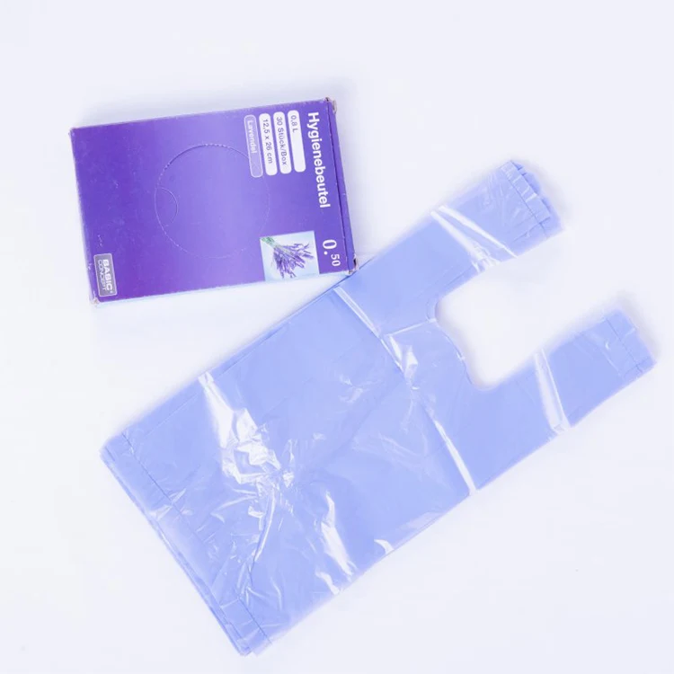 Eco friendly disposable nappy sack pe biodegradable corn starch fragrance diaper sacks plastic scent nappy bag manufacturers