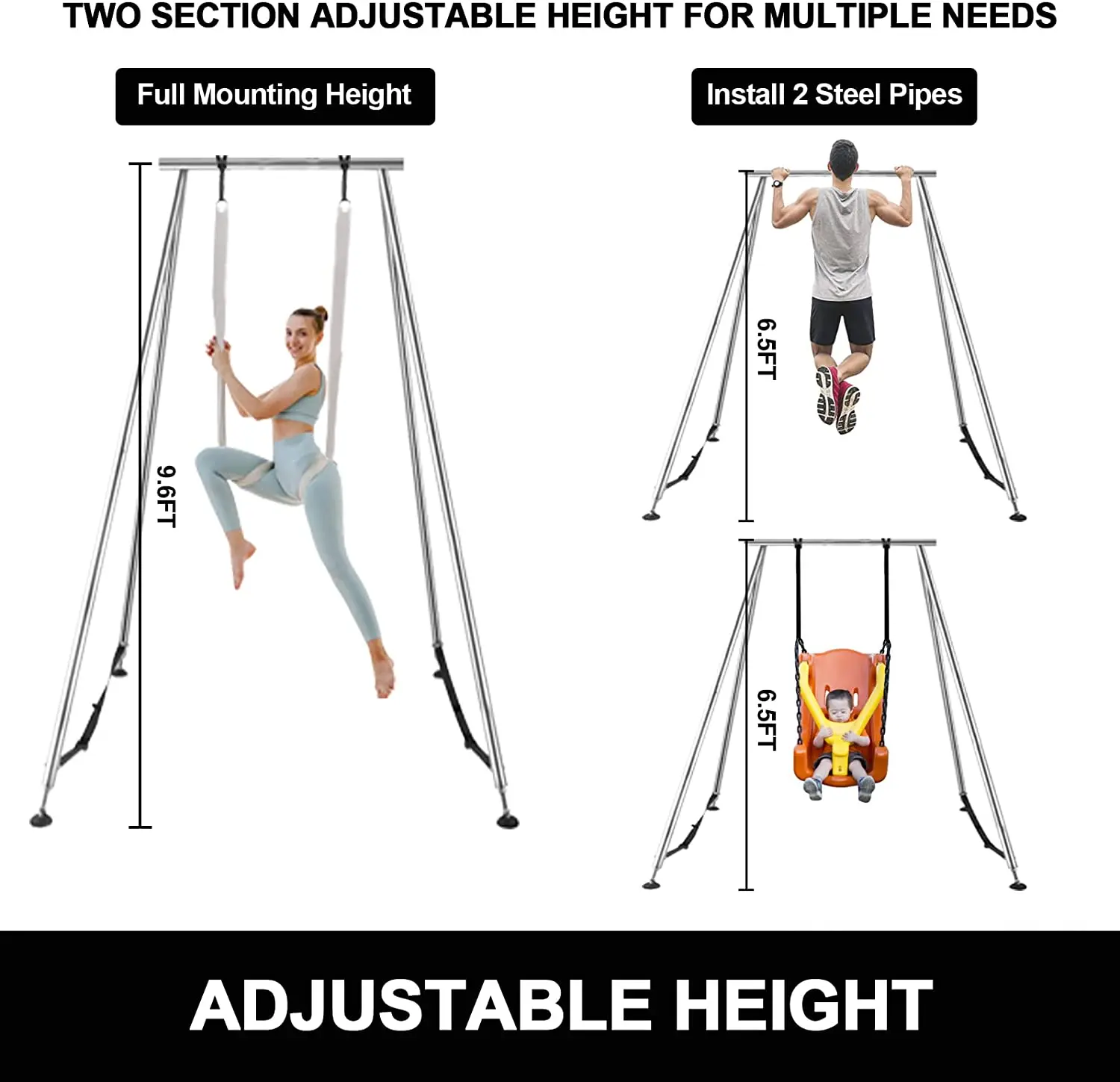 High Quality Stable And Durable Aerial Yoga Frame Stand Aerial Yoga Swing Stand