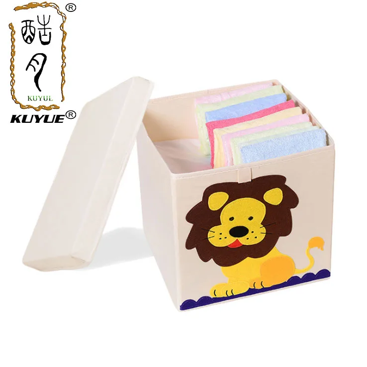 KUYUE Милая мультяшная складная коробка для хранения игрушек