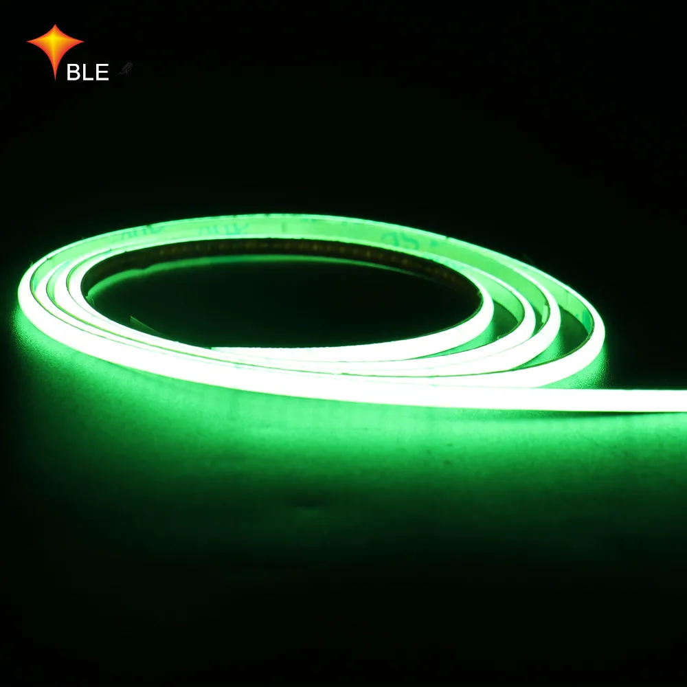 BLE 5W/m LED Dimmable light strips 5m/roll 2.7MM 4mm 8mm COB Strip Light