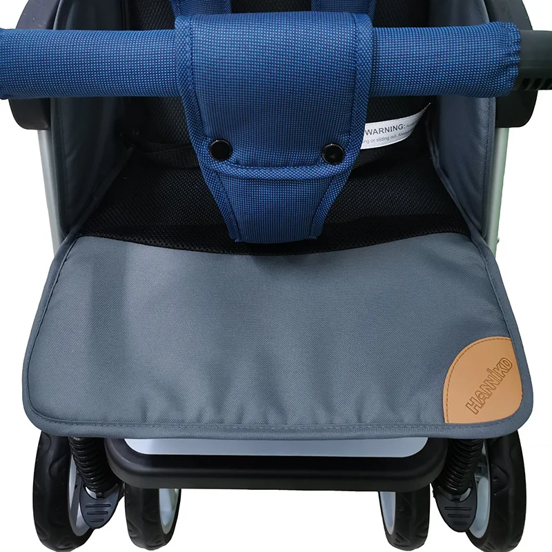 
Standard Aluminum Alloy Twin Baby Stroller Two-Child Artifact Foldable Double Stroller Back Seat Can Sit and Lie 