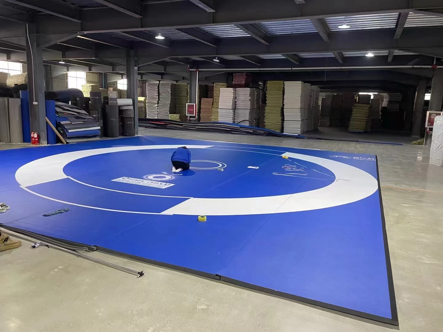 Anti-slip  Judo roll mat xpe foam Wrestling Martial arts mats for Gym