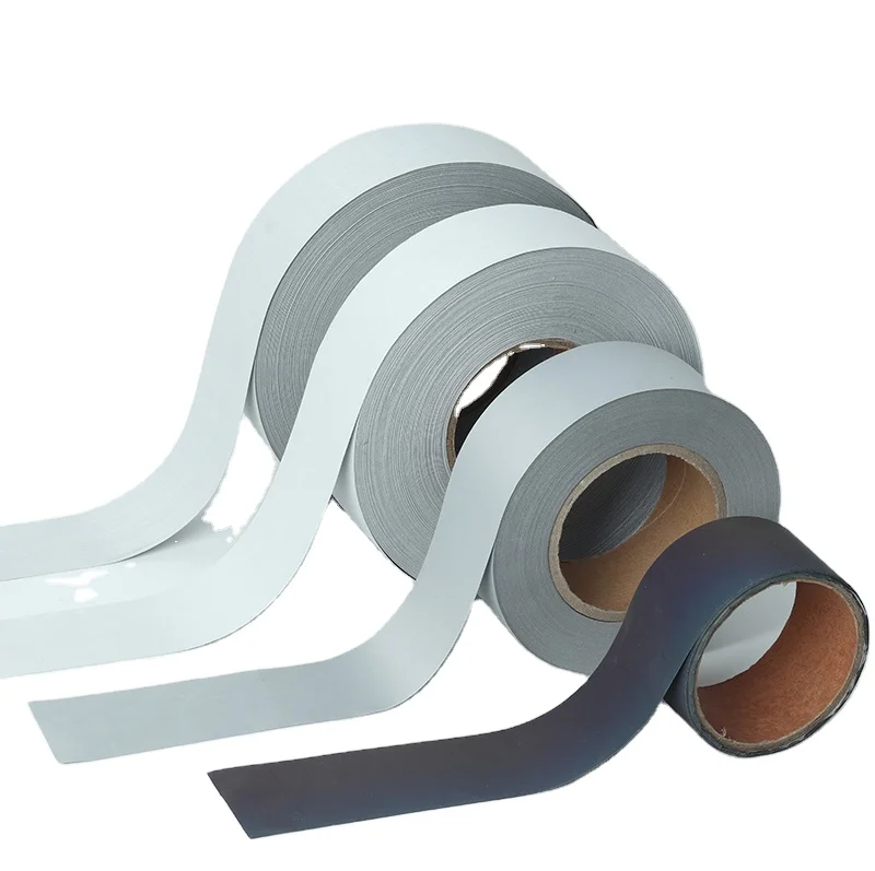 Alsafety Gray 100% Polyester Reflective Fabric For Fashion Clothing Or Jacket