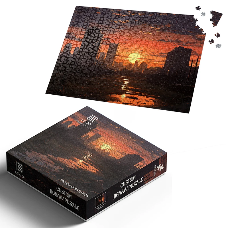 Personalized Custom Puzzle Manufacturer Children Adult Jigsaw Puzzle Toys Iq Brain Teaser Puzzles