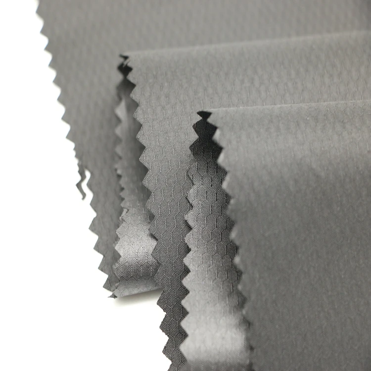 RECYCLED  POLYESTER 150D FOOTBALL RIPSTOP FABRIC WITH PU COATED FOR  TARPAULIN  MATERIAL