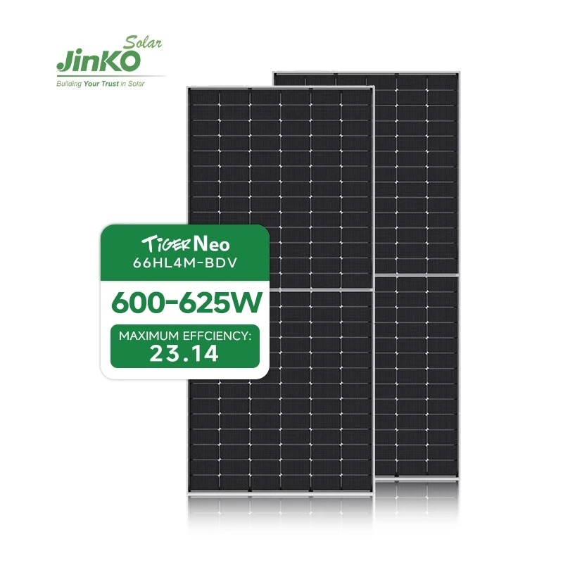 JinKO Tiger Neo N-Type Solar Panel Topcon 600W 605W 610W 615W 620W 625W Bifacial Jinko Solar Panel Best Price