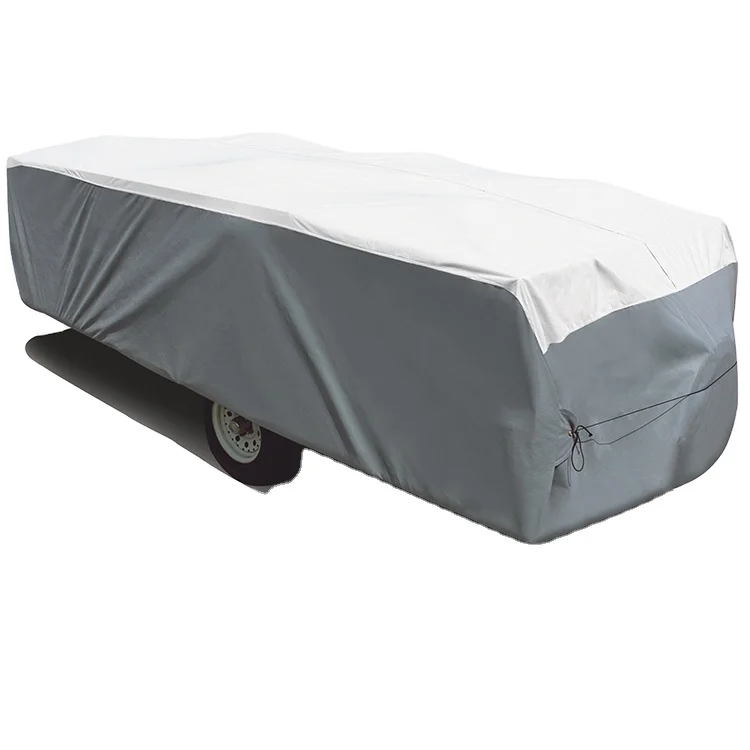 Hot Sales Best RV Cover Tyvek dustproof 8 to 18 FT folding camper Pop-up trailer cover