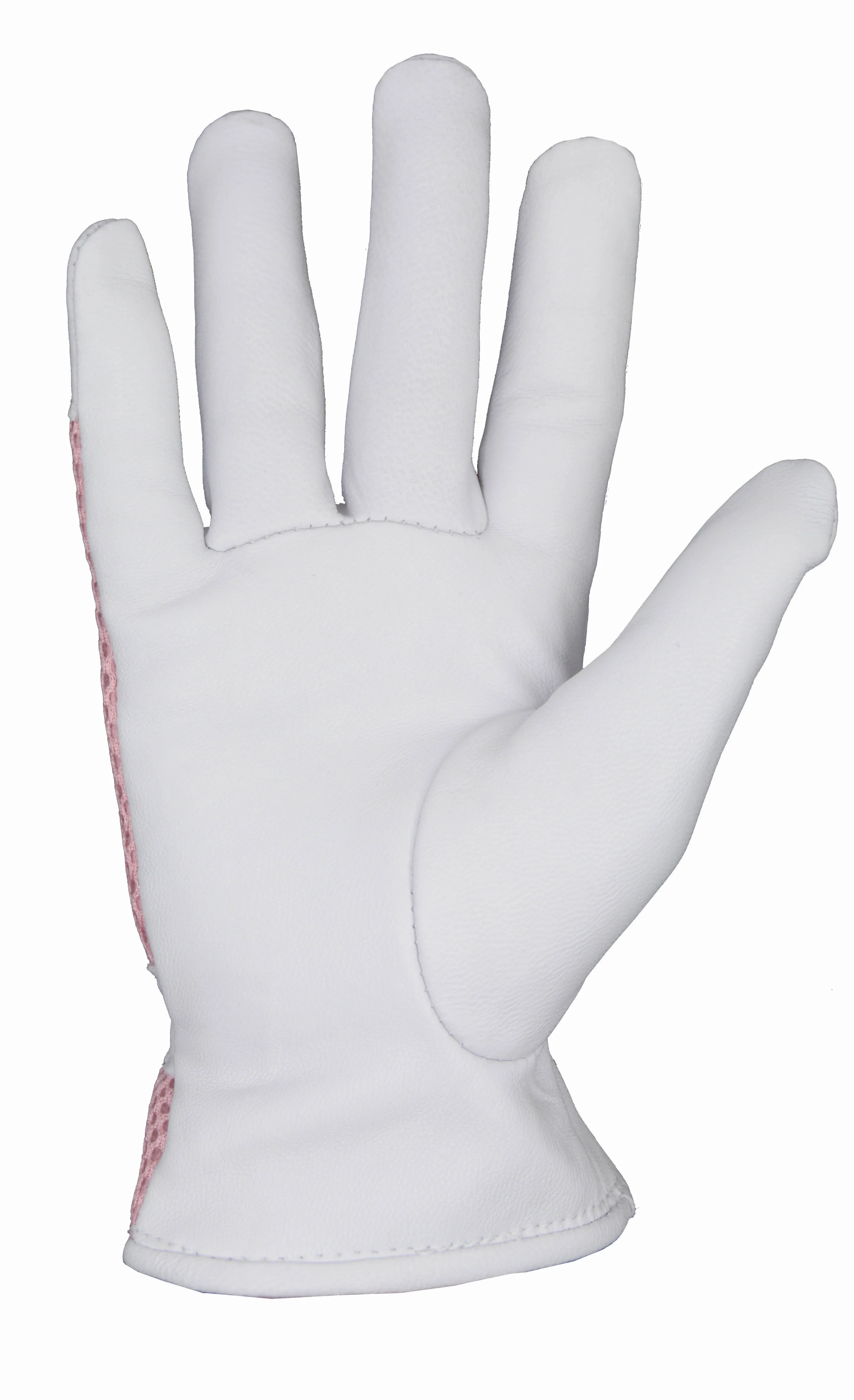 HANDLANDY hot sale custom bulk Durable pink Goatskin safety hand driving leather gardening work gloves