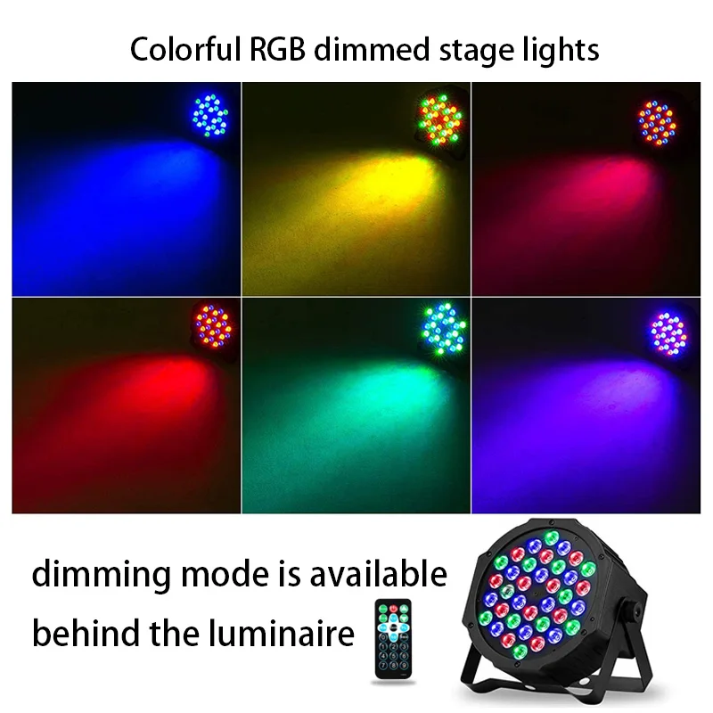 Amazon DJ Disco Stage party lights Remote control wedding effects controllable 36 stage lights LED PAR lights