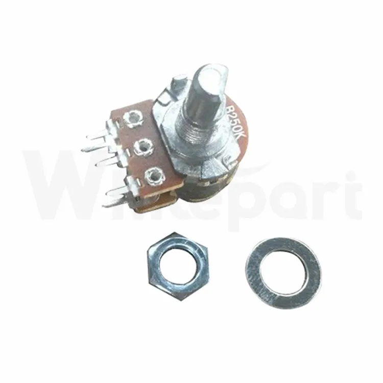 
Whicepart number WH14A00200H model number S16KN/5PIN B250KL15F Potentiometer  (1600184113507)