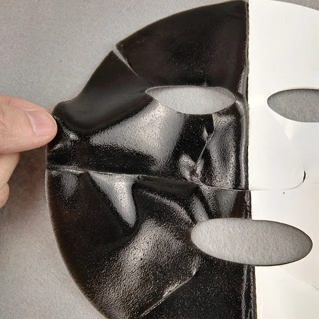 Free Samples Bamboo Charcoal Black Activated Carbon Hydrogel Whitening and Deeply Nourish OEM Face Korean