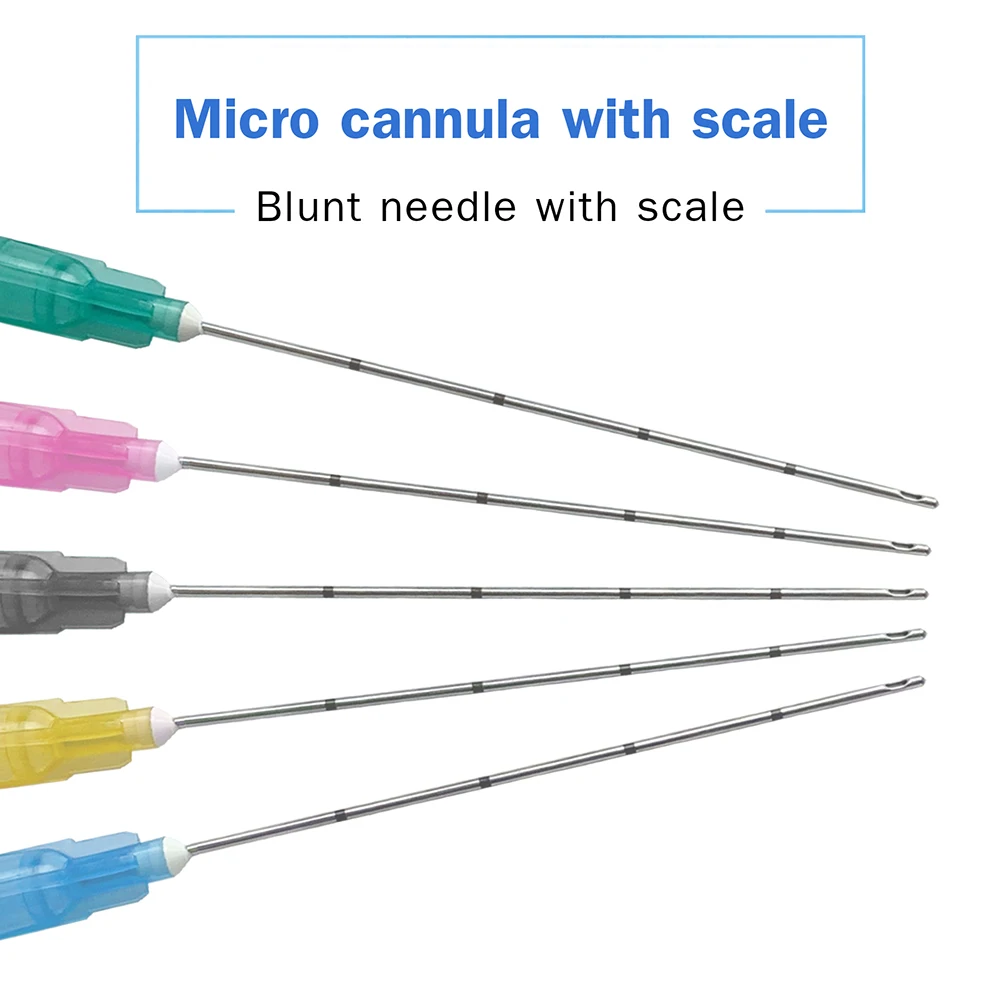 micro cannula 22g50mm  wholesale micro cannula factory for hyaluronic acid dermal filler injection