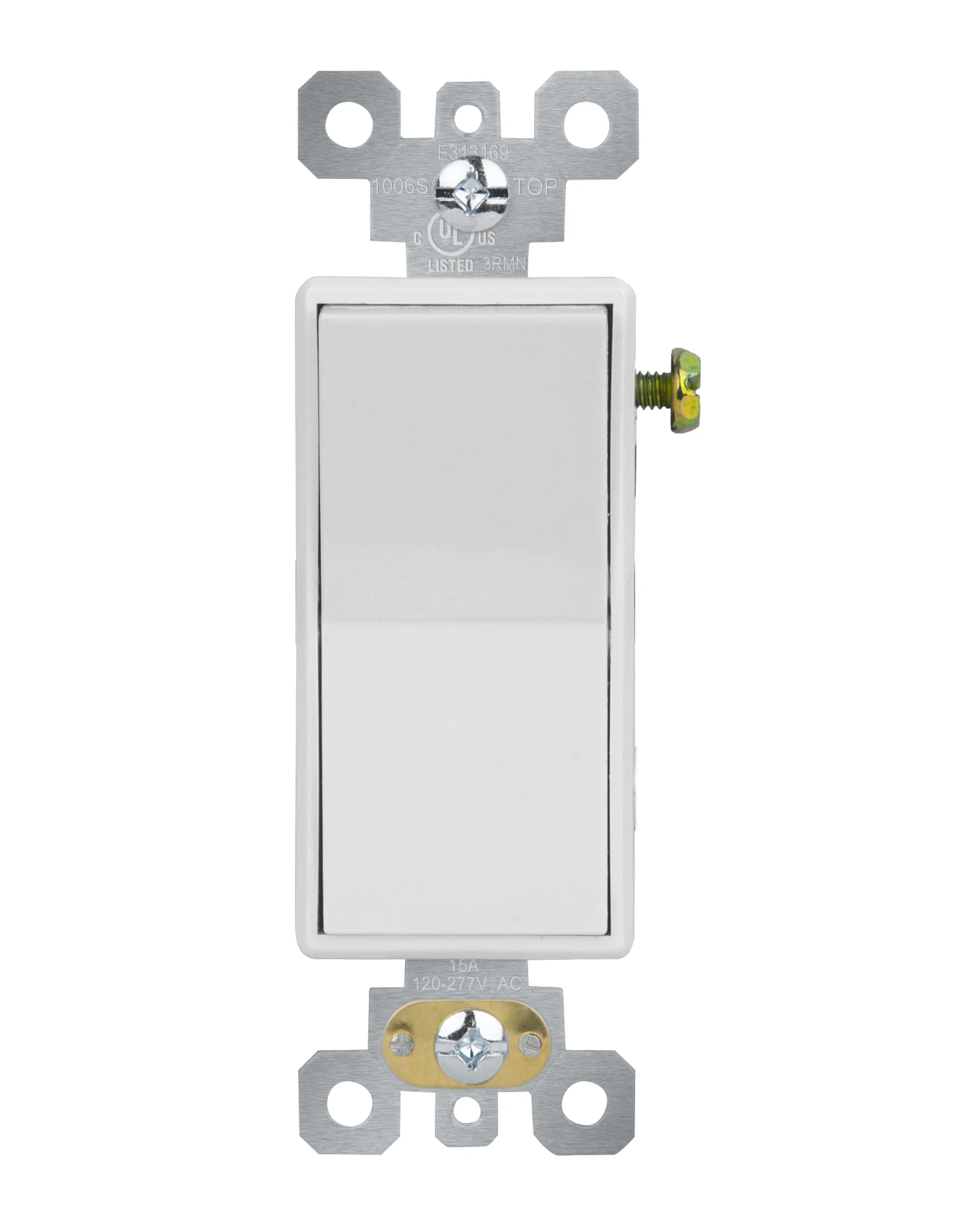 New Automatic Connection Grounded Metal Wall Box 4 Way Decorator Switch