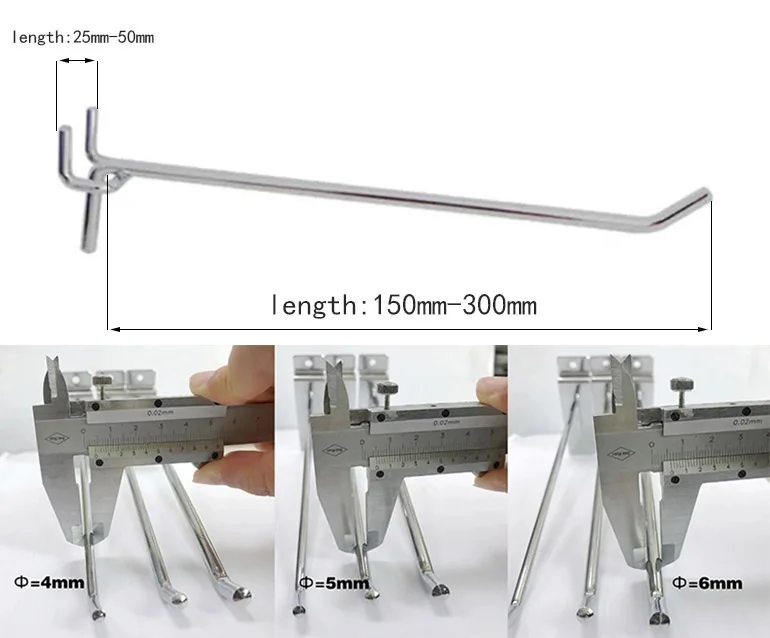 Display Hook metal retail fixtures garage pegboard hooks for sale