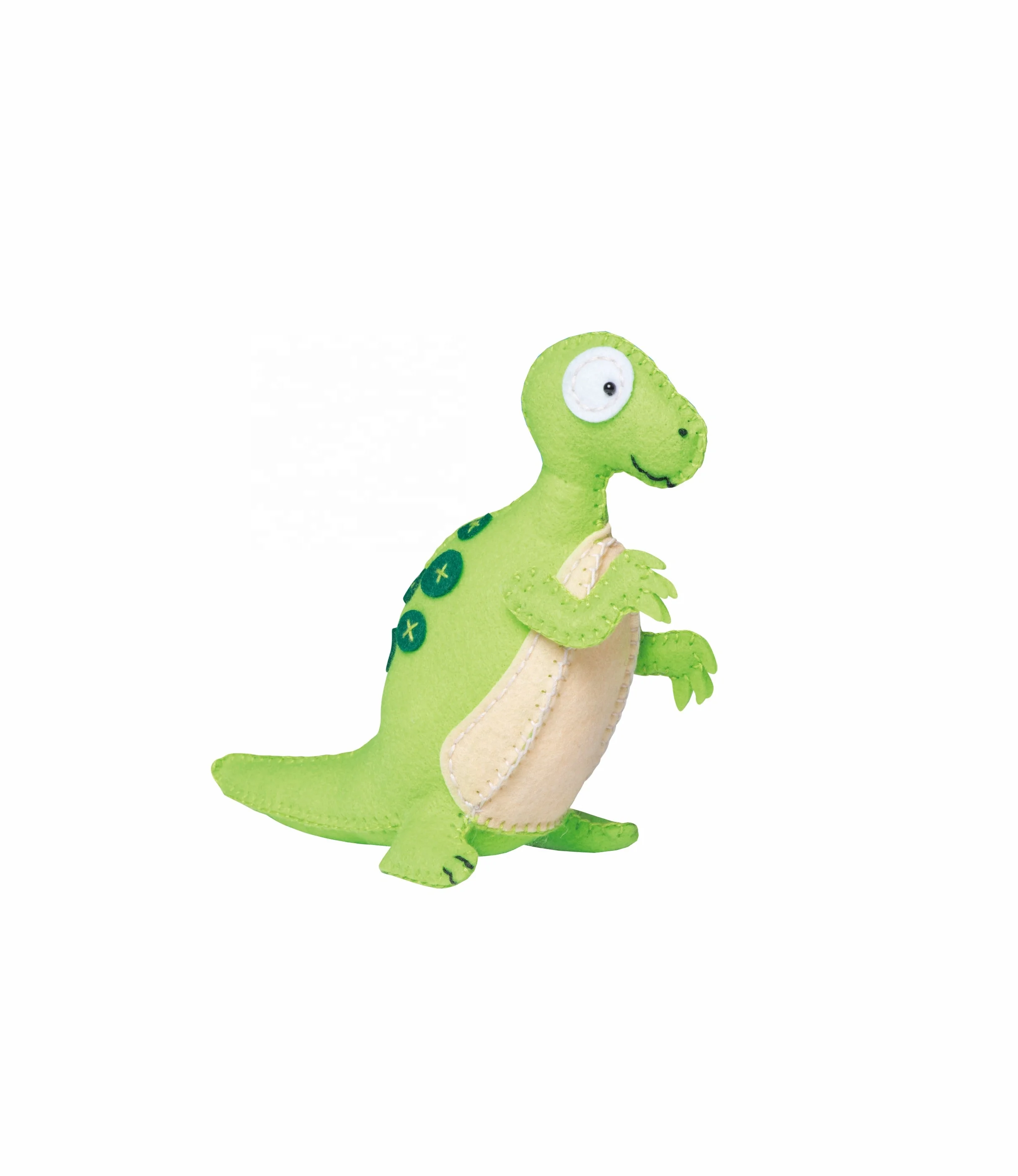 FELT DIY STANDING DINOSAUR SET READY FOR STITCH