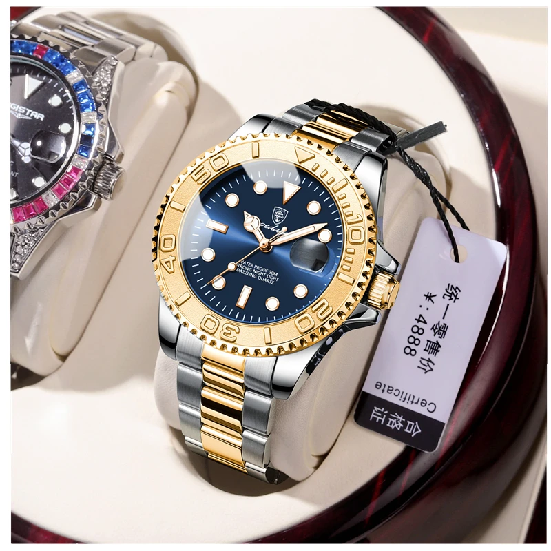 Watch for Men  POEDAGAR 680 Luxury Luminous Rotate Case Fashion Hot Sale Quartz watch