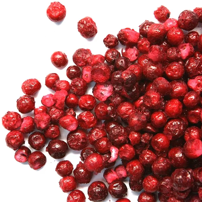 Freeze Dried Cranberry Lyophilization Healthy Organic Fruits
