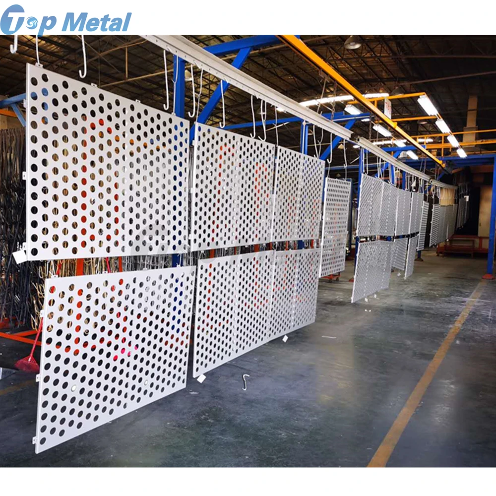 Hot Sale Metal Building Material Aluminum Perforated Decorative Wall Facade