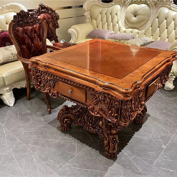 Popular Mahjong Table Automatic Mahjong Table with 4 Chairs set