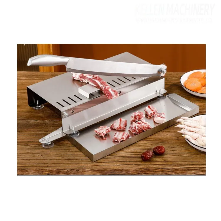 Manualal Butchery Bone Saw Meat Cutting Machine Bone Meat Bone Cutter slicer for stainless