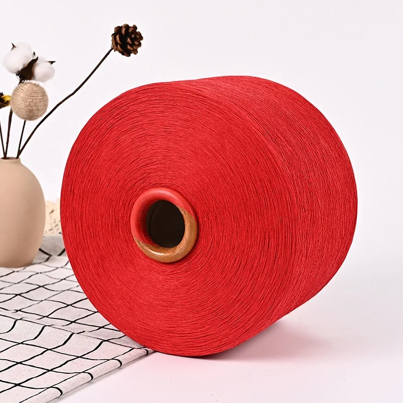 
Stock Cheap New OE TC Recycled Denim Fabrics Core Spun Yarn for Weaving 