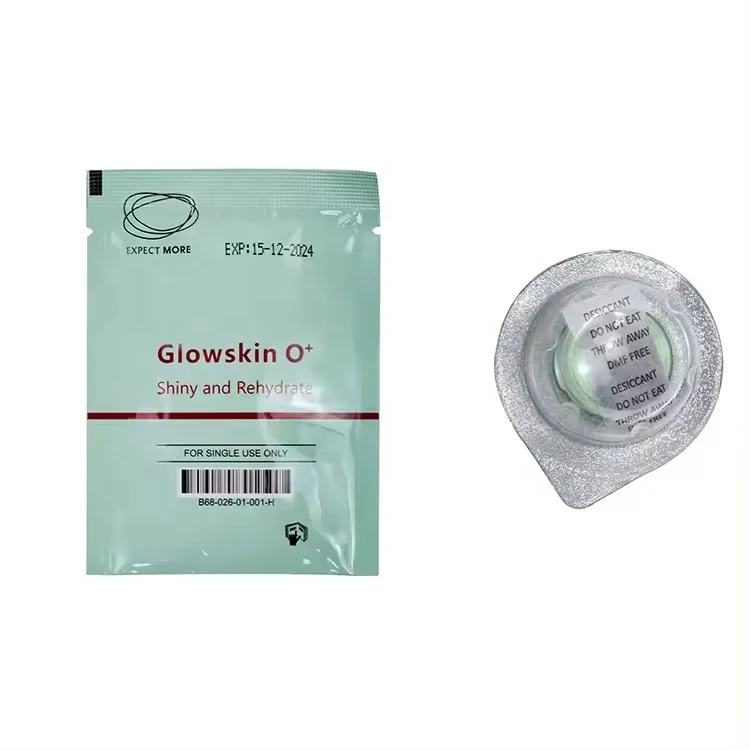 BECO Glowskin Factory Price ODM OEM Tablet Oxygen Jet Pods 2 In 1 CO2 Bubble Machine Shiny Rehydrate Consumable Capsule Gel Kit