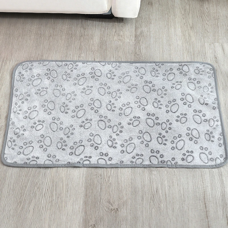 Pet Paw Blanket Dogs Cats Throw Blankets Cover Pet Mats Pats Sofa Bed Cover for Pet Sleep Rest