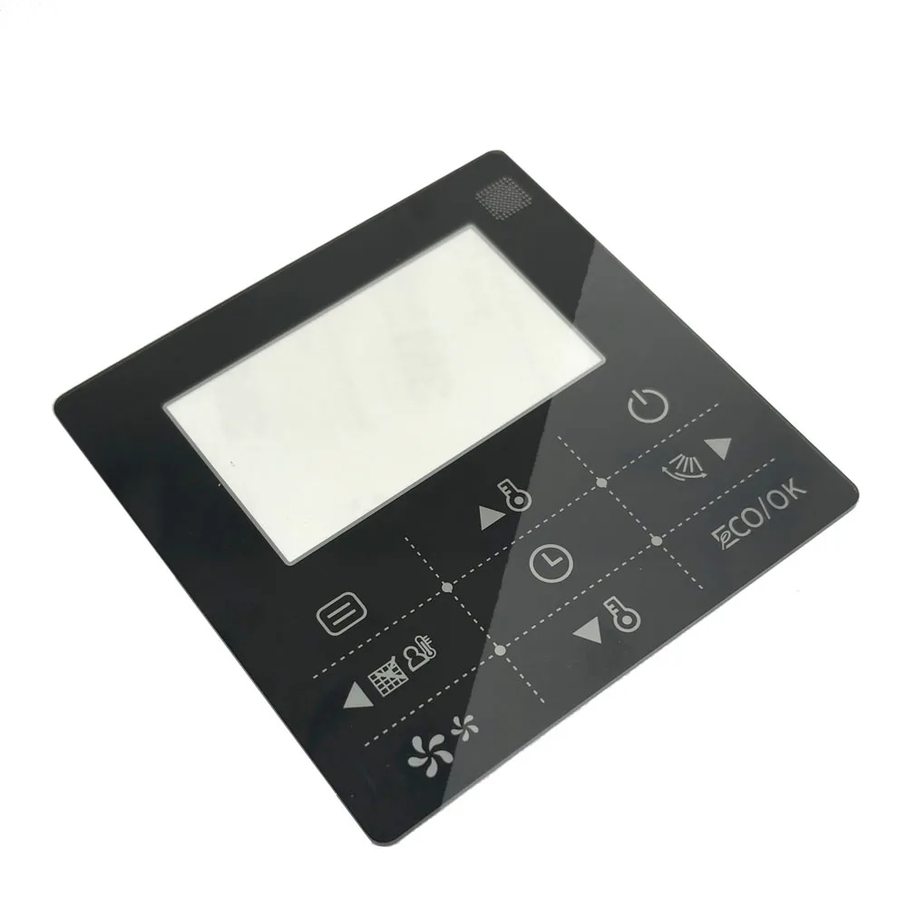 High Quality Custom Anti-Scratch Acrylic Control Panel Screen-Printed Overlay Label Wholesale Plastic Front Panel Decoration