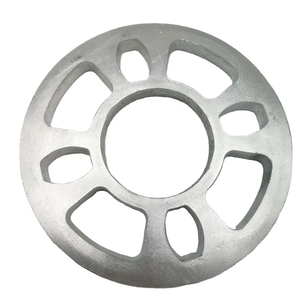 layher scaffolding parts 12mm steel plate GI ringlock flange with 8 holes