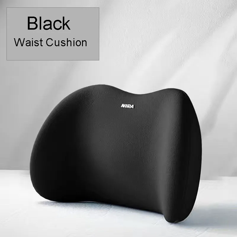 Car Headrest/Lumbar Support Car Neck Pillow Waist Cushion Driver Seat Backrest Car Cushion Driving Lumbar Support Waist Support