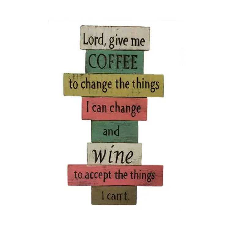 Customized Color farmhouse home decor hand made crafts wholesale wooden signs custom wood sign board wall wooden welcome signs