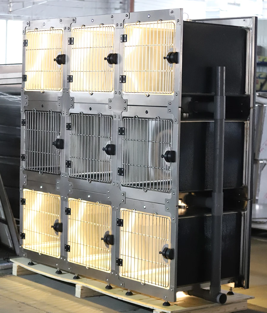 Cages Supports custom sizes for pets of different sizes pet house Factory wholesale pet stainless steel cages