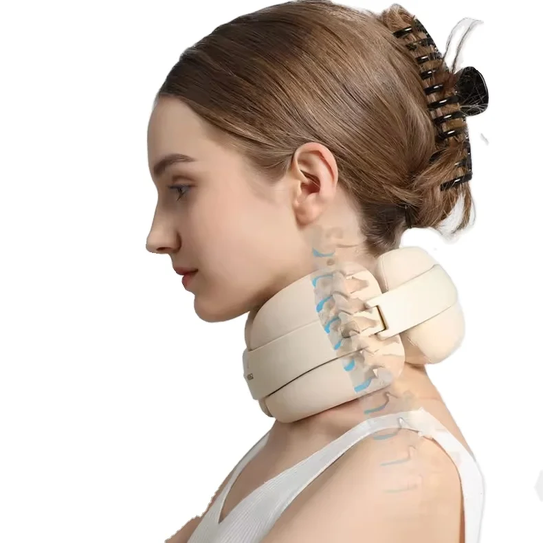best selling Adjustable Sponge Massage Neck Collar Support Neck Soft Orthopedic Brace Neck Protection Support Pulse Massager