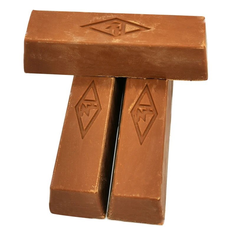 Hot Sale Solid Polishing Compounds Wax Paste Lime Yellow Polishing Bar For Stainless Steel Metal Surface