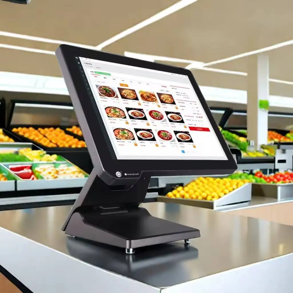 15.6inch Single Screen Cheap Pos System Touch Screen Cash Register I5 Retail Restaurant All In One Pos Terminal Billing Machine