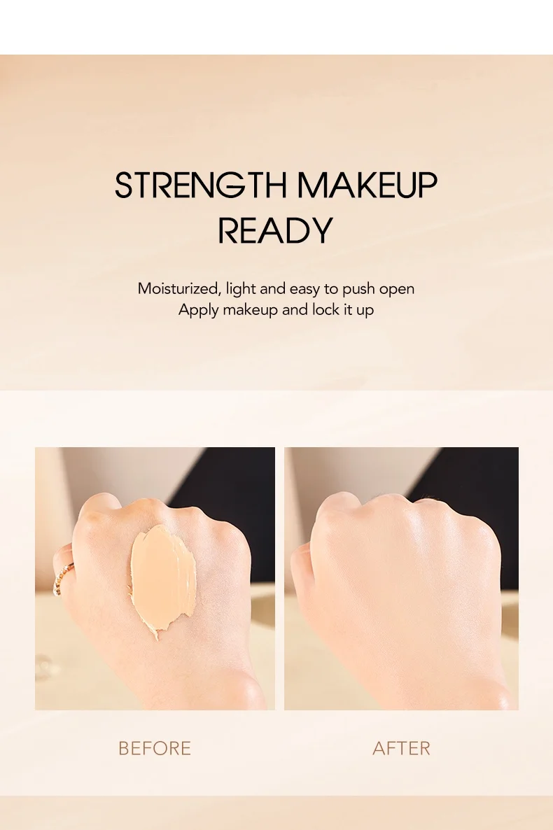 Private Label Hydrating Liquid Foundation Oil Control Concealer Waterproof Makeup Bb Cream Face Powder Foundation For Women