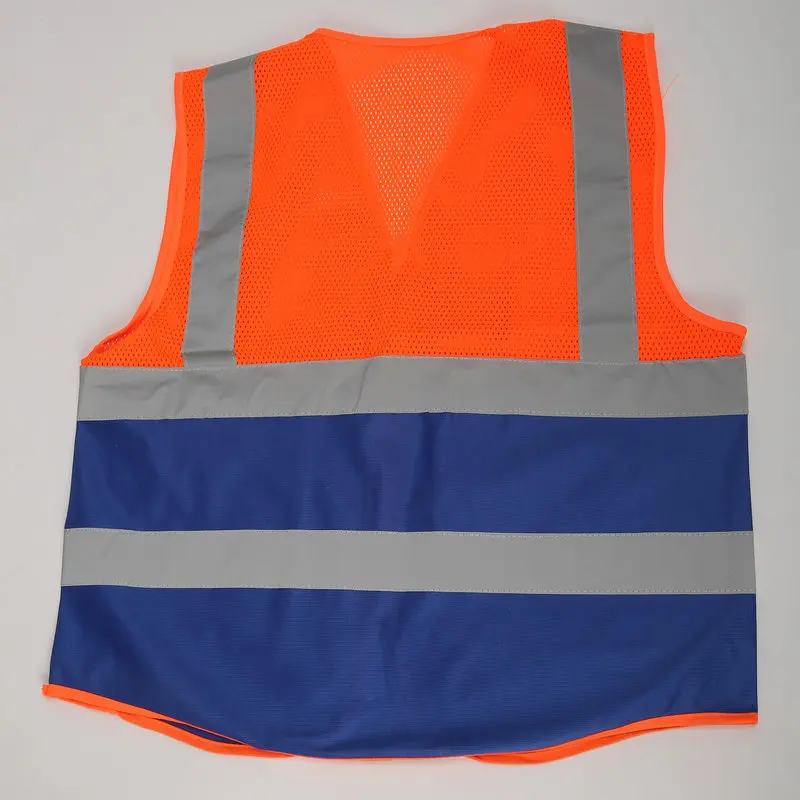 Construction Safety Site clothes Multi Pocket V-Neck Environmental Sanitation Work Reflective Vest