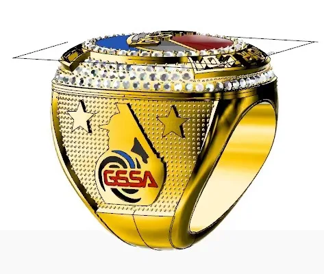 Tournament Customize Youth Baseball Championship Rings