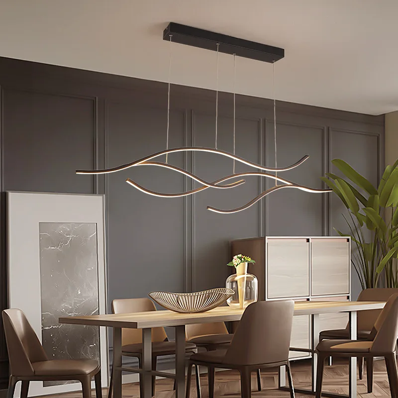  Led Dining Room Lamp Nordic Bedroom Light Creative Simple Office Gold Fashion Bar